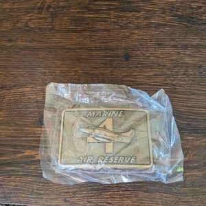 VTG United States Marines Air Reserve Fourth Division 4th Airplane Belt Buckle